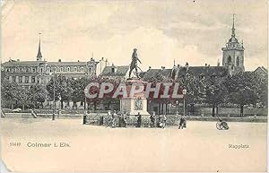Carte Postale Ancienne Colmar Els Rapplatz