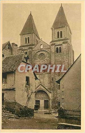 Carte Postale Ancienne Conques L'Eglise (XIe S) La Façade