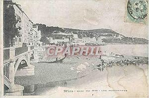 Carte Postale Ancienne Nice Quai du Midi Les Ponchettes