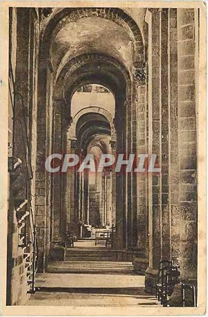 Carte Postale Ancienne Conques Intérieur de l'Eglise (XIe Siecle) Deambulatorium