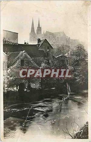 Carte Postale Moderne Chartres (Eure et Loire) Matinee de printemps sur les Bords de l'Eure