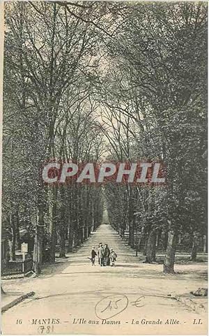 Image du vendeur pour Carte Postale Ancienne Mantes l'le aux Dames la Grande Alle mis en vente par CPAPHIL