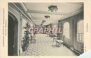 Seller image for Carte Postale Ancienne Compagnie gnrale Transatlantique Paquebot France Une Galerie for sale by CPAPHIL