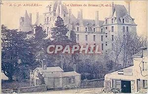 Carte Postale Ancienne Angers Le Château de Brissacs (M et L)
