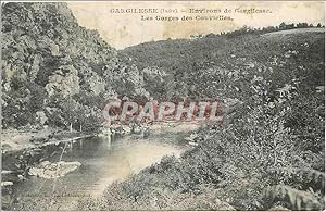 Carte Postale Ancienne Gargîlesse (Indre) Environs de Gargîlesse Les Gorges des Couvielles