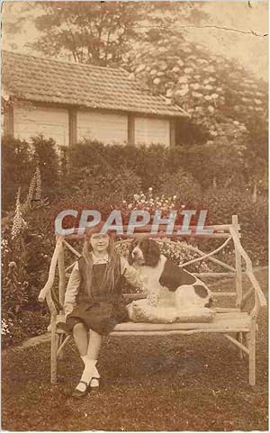 Immagine del venditore per Carte Postale Ancienne Chien Enfant venduto da CPAPHIL