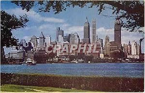 Seller image for Carte Postale Moderne New York City Lower Manhattan from Governor's Island for sale by CPAPHIL