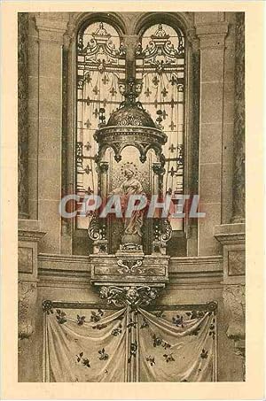 Bild des Verkufers fr Carte Postale Ancienne Edicule de la Vierge Miraculeuse du Sourire au Dessus de la Chasse de Seinte Therese de l'Enfant Jesus zum Verkauf von CPAPHIL