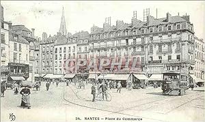 Bild des Verkufers fr Carte Postale Moderne Nantes Place du Commerce Tramway zum Verkauf von CPAPHIL