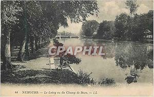 Seller image for Carte Postale Ancienne Nemours Le Loing vu du Champ de Mars for sale by CPAPHIL