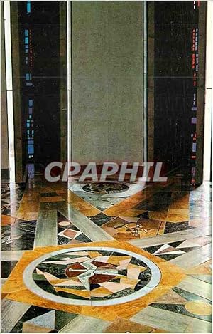 Carte Postale Moderne Coventry Cathedral Chapel of Unity Showing Mosaic Floor