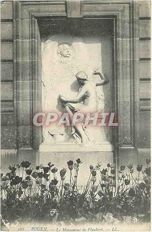 Seller image for Carte Postale Ancienne Rouen Le Monument de Flaubert for sale by CPAPHIL