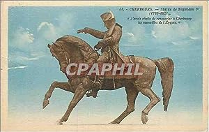 Seller image for Carte Postale Ancienne Cherbourg Statue de Napoleon 1er (1769 1821) for sale by CPAPHIL