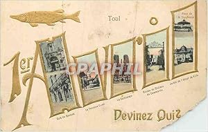 Carte Postale Ancienne Toul Devinez Qui Toul Poisson