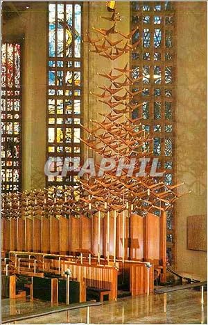 Carte Postale Moderne Coventry Cathedral The Bishop's Throne