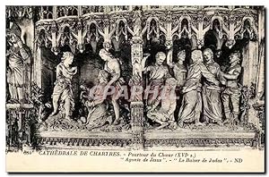 Image du vendeur pour Chartres - Pourtour du Choeur XVI siecle Agonie de Jesus Carte Postale Ancienne mis en vente par CPAPHIL