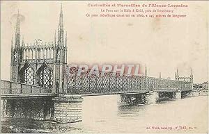 Image du vendeur pour Carte Postale Ancienne Le Pont sur le Rhin a Kehl pres de Strasbourg Curiosites et Merveilles de l'Alsace Lorraine mis en vente par CPAPHIL