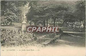 Carte Postale Ancienne Le Havre Le Jardin Saint Rocb