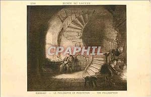 Image du vendeur pour Carte Postale Ancienne Musee du Louvre Le Philosophe en Meditation mis en vente par CPAPHIL