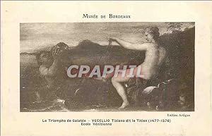 Image du vendeur pour Carte Postale Ancienne Musee de Bordeaux Le Triomphe de Galatee Vecellio Tiziano dit le Titien mis en vente par CPAPHIL