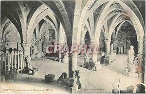 Bild des Verkufers fr Carte Postale Ancienne Provins Sous sol de la Grange aux Dimes zum Verkauf von CPAPHIL