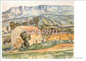 Bild des Verkufers fr Carte Postale Moderne Paul Cezanne 1839 1906 Das Haus Am Berg zum Verkauf von CPAPHIL