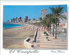 Carte Postale Moderne El Campello (Alicante) Costa Blanca Espana Maritim Promenade