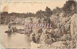 Carte Postale Ancienne Cap d'Antibes Villa Eîlenroc Bord de Mer