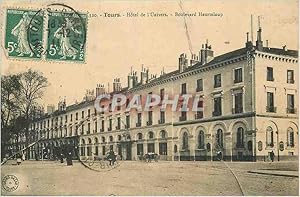 Carte Postale Ancienne Tours Hôtel de L'Univers Boulevard Heurteloup