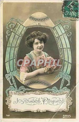 Image du vendeur pour Carte Postale Ancienne Joyeuses Pques mis en vente par CPAPHIL