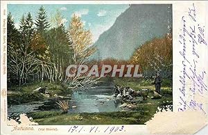 Carte Postale Ancienne Autunno (Val Blenio)