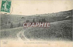 Carte Postale Ancienne Col des Saisies entre Beaufort et Flumet