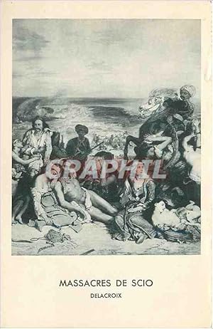 Bild des Verkufers fr Carte Postale Ancienne Massacres de Scio Delacroix zum Verkauf von CPAPHIL