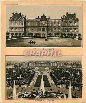 Image du vendeur pour Carte Postale Ancienne Palais de Luxembourg et Panorama de Versailles mis en vente par CPAPHIL