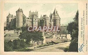 Bild des Verkufers fr Carte Postale Ancienne Vitre (Ille et Vilaine) Le Chteau (vue prise de la Route de Rennes) zum Verkauf von CPAPHIL