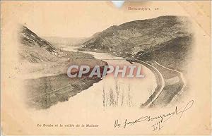 Carte Postale Ancienne Besancon Le Doubs et la Vallée de la Malatte