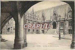 Image du vendeur pour Carte Postale Ancienne Rouen la Cour du Palais de Justice mis en vente par CPAPHIL