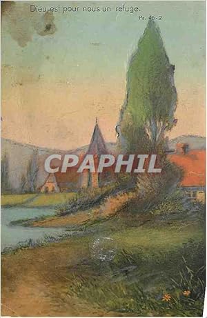 Seller image for Carte Postale Ancienne Dieu est pour nous un Refuge for sale by CPAPHIL
