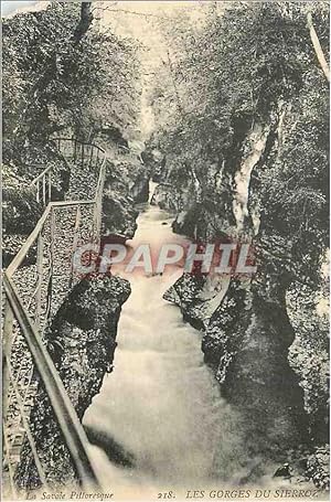 Bild des Verkufers fr Carte Postale Ancienne Les Gorges du Sierroz La Savoie Pittoresque zum Verkauf von CPAPHIL