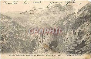 Carte Postale Ancienne Vallon de Roubion et Tete de Falcon alt 1340 m Vallée de la Tinee