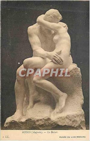 Seller image for Carte Postale Ancienne Musee du Luxembourg Rodin (Auguste Le Baiser for sale by CPAPHIL