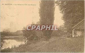 Image du vendeur pour Carte Postale Ancienne Mantes La Seine et l'le aux Dames mis en vente par CPAPHIL