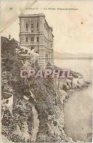 Carte Postale Ancienne Monaco Le Musee Oceanographique