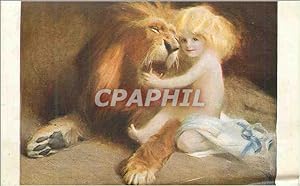 Immagine del venditore per Carte Postale Ancienne Enfant Lion venduto da CPAPHIL