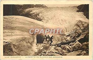 Carte Postale Ancienne Chamonix la Grotte du Glacier des Bossons