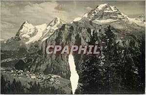 Bild des Verkufers fr Carte Postale Moderne Murren Eiger Monch Jungfrau zum Verkauf von CPAPHIL