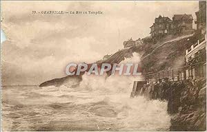 Image du vendeur pour Carte Postale Ancienne Granville La Mer en Tempte mis en vente par CPAPHIL