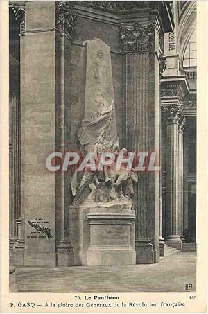 Immagine del venditore per Carte Postale Ancienne Le Pantheon A la Gloire des Generaux de la Revolution franaise venduto da CPAPHIL