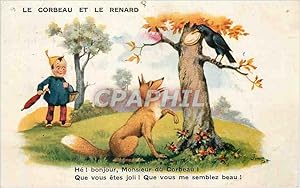 Image du vendeur pour Carte Postale Moderne Le Corbeau et le Renard La Fontaine mis en vente par CPAPHIL