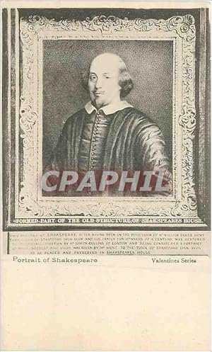 Carte Postale Ancienne Portrait of Shakespeare